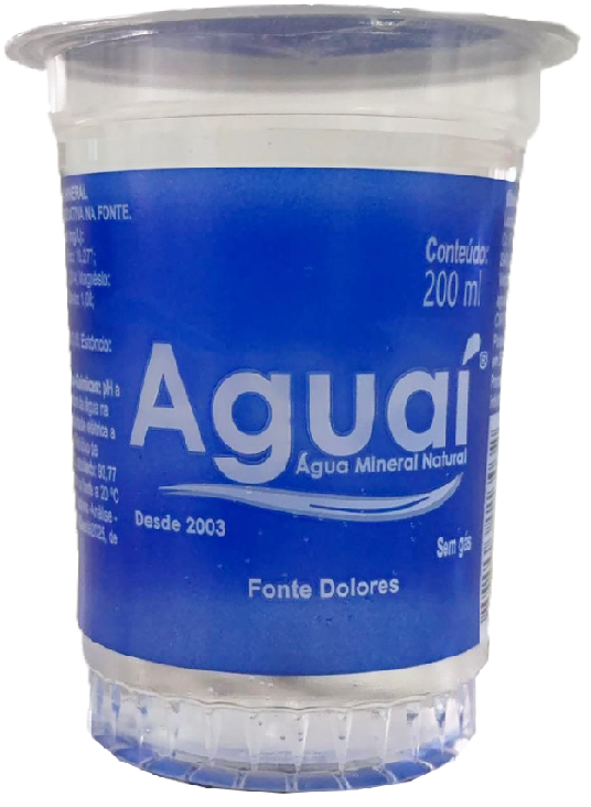 Água Mineral 200ml | Produtos | Aguaí Água Mineral Natural